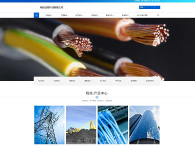 电线电缆公司网站制作建设-案例